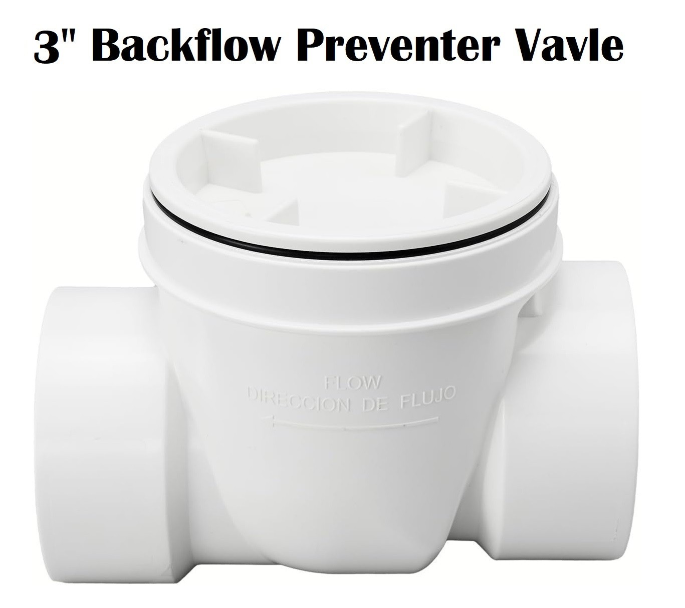 3″/4″/6″ inch Drain Backflow Preventer Check Valve PVC Block Sewage Back Flow