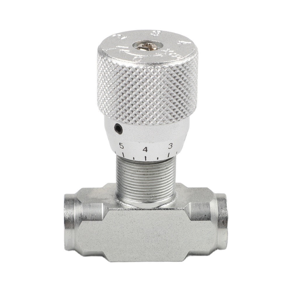 Two Way Hydraulic Throttle Valve with 08L Connector for Precise Flow Adjustment