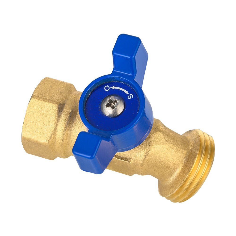 EFIELD 1/4Turn Female Spigot Outdoor Brass Valve 3/4″ or1/2″ NPT Inlet x3/4″ MHT