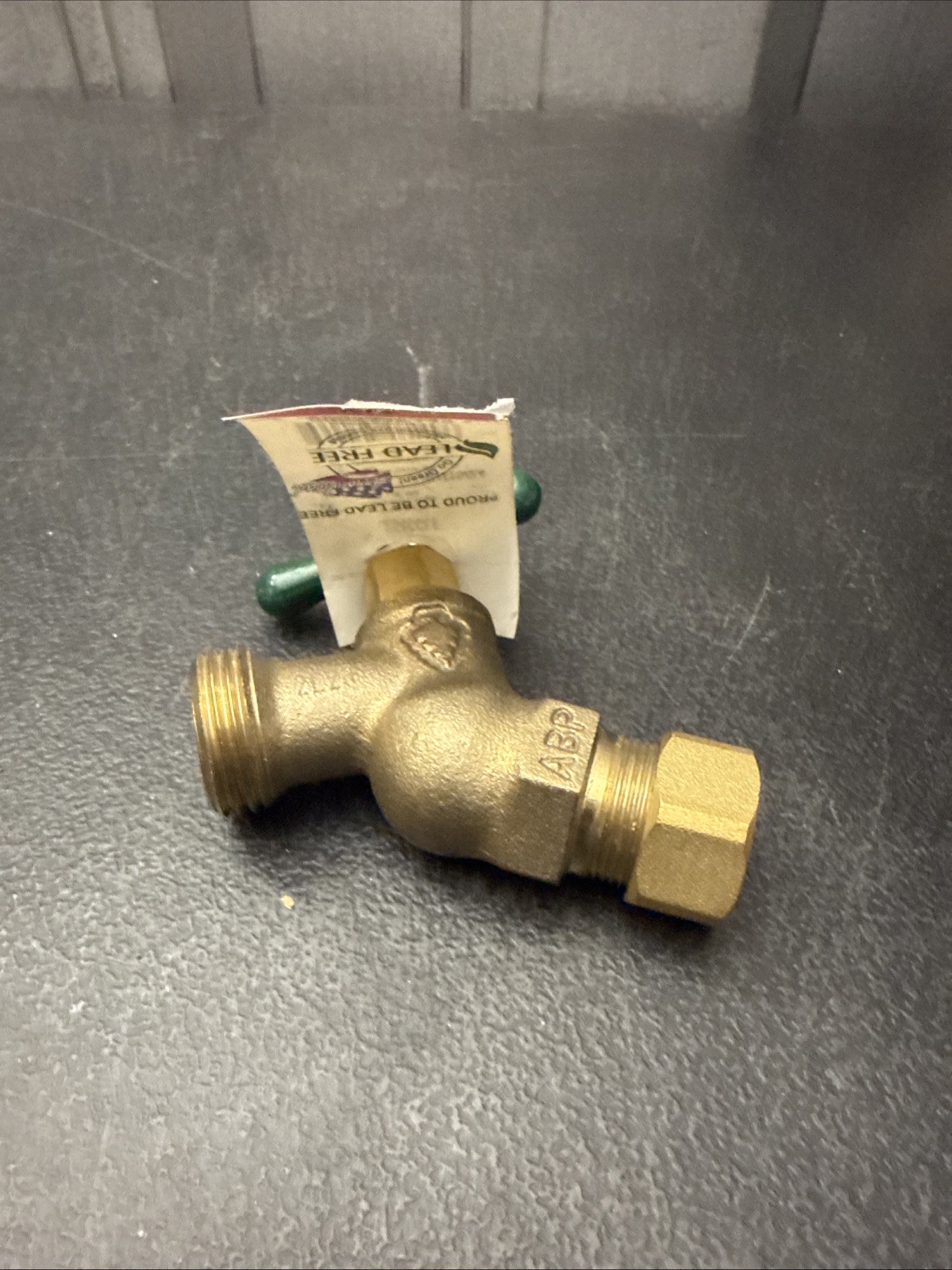 Arrowhead Brass 1/2 in. Compression x 3/4 in. Plus Lead-Free Copper Wall Faucet