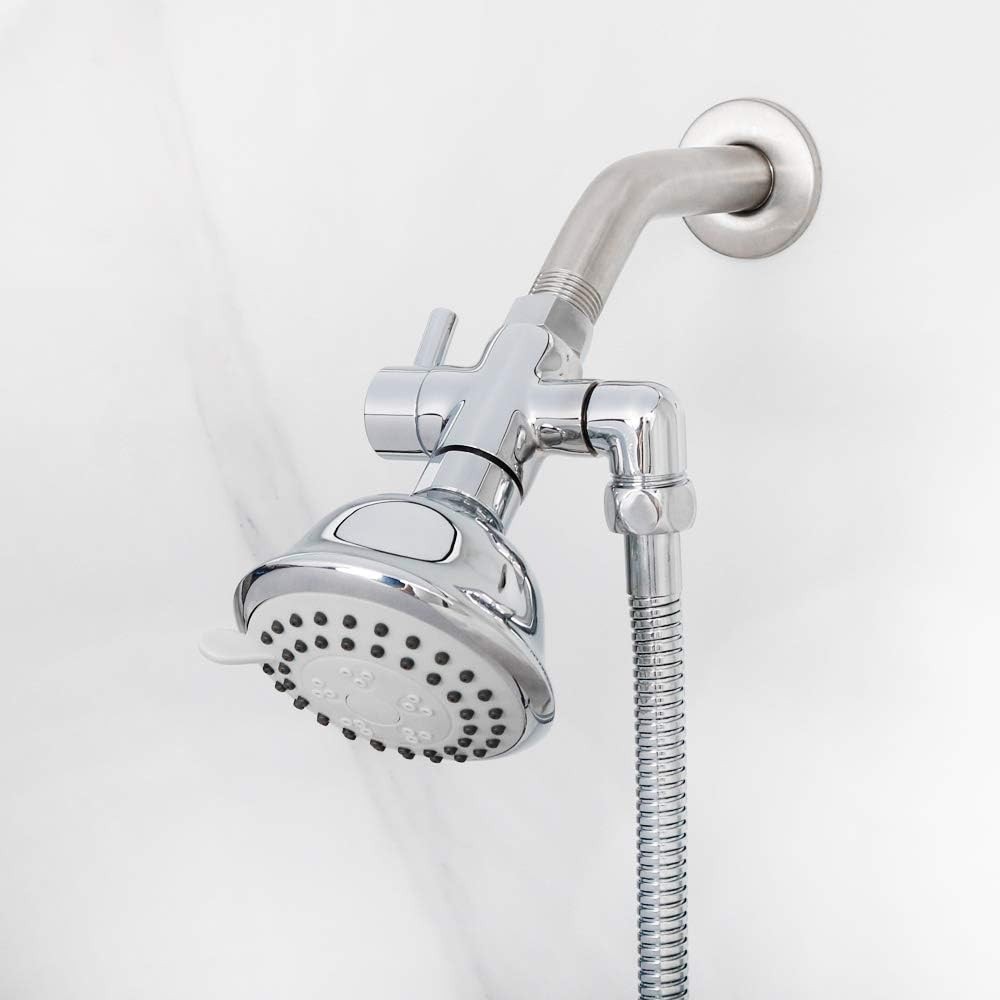 Universal Bathroom Diverter Valve, Polished Brass