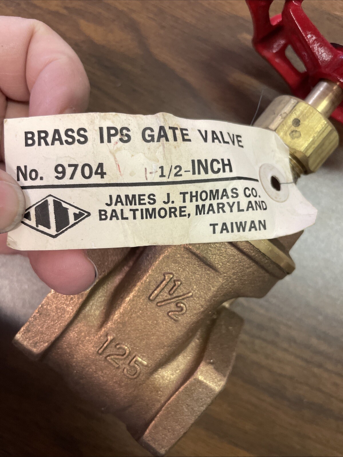Wolverine 1 1/2 Gate Valve X Sweat 200 Wog. New