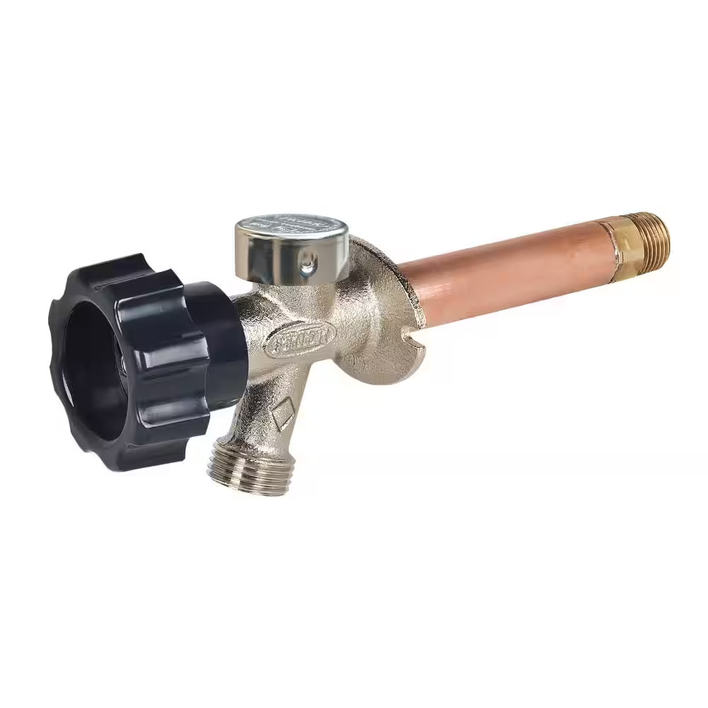1/2 In. X 8 In. Brass MPT X SWT Half-Turn Frost Free Anti-Siphon Outdoor Sillcoc