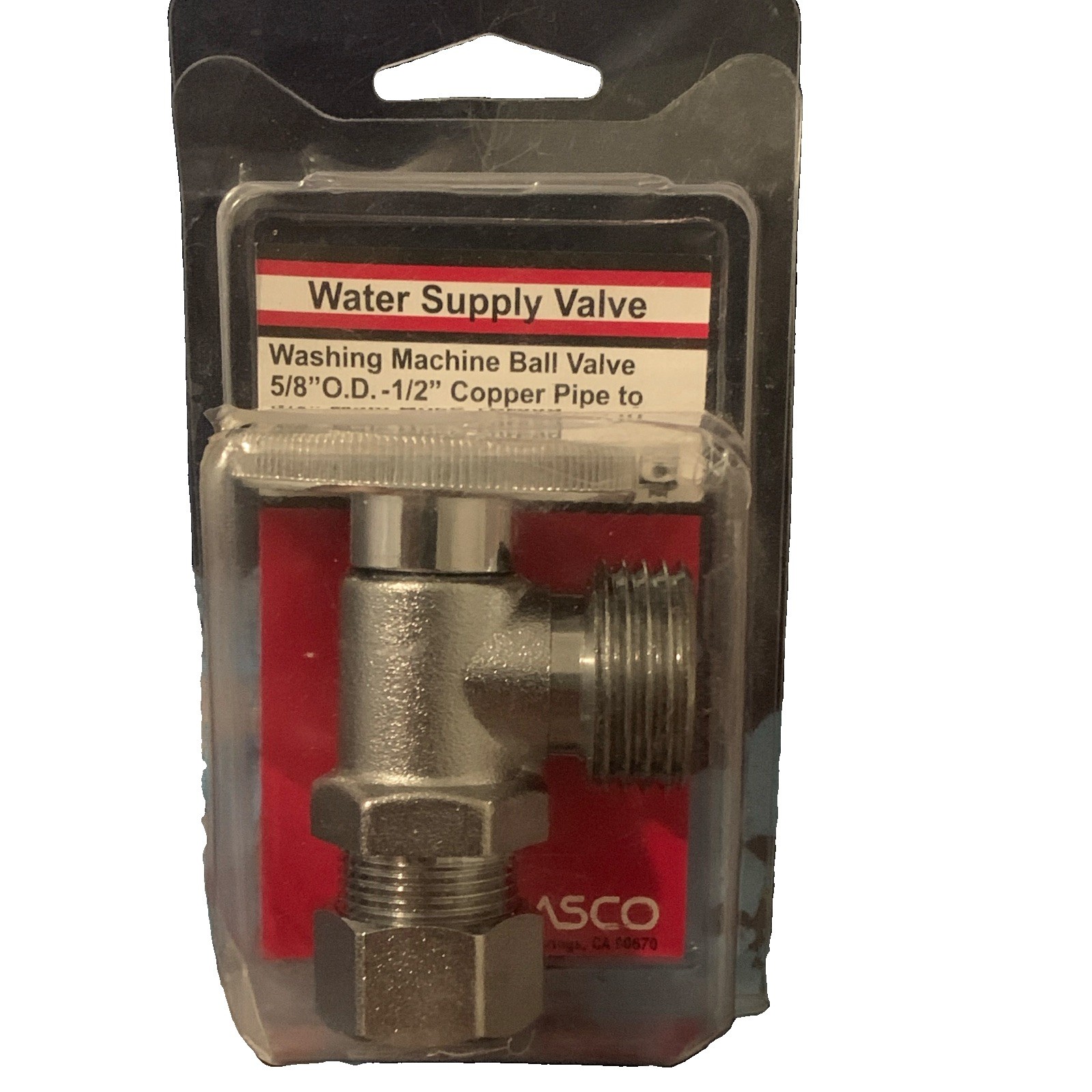 LASCO Washing Machine Water Supply Ball Valve 90° Elbow, 2 Pack 06-9253
