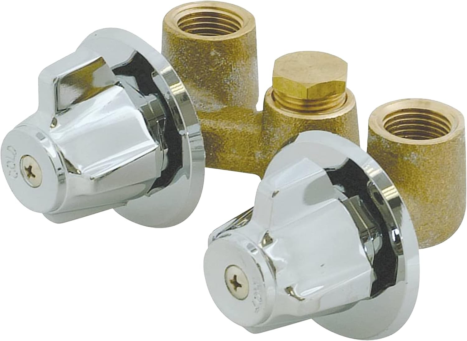 EZ-FLO Multi-Turn Tub and Shower Valve, Chrome, 10551