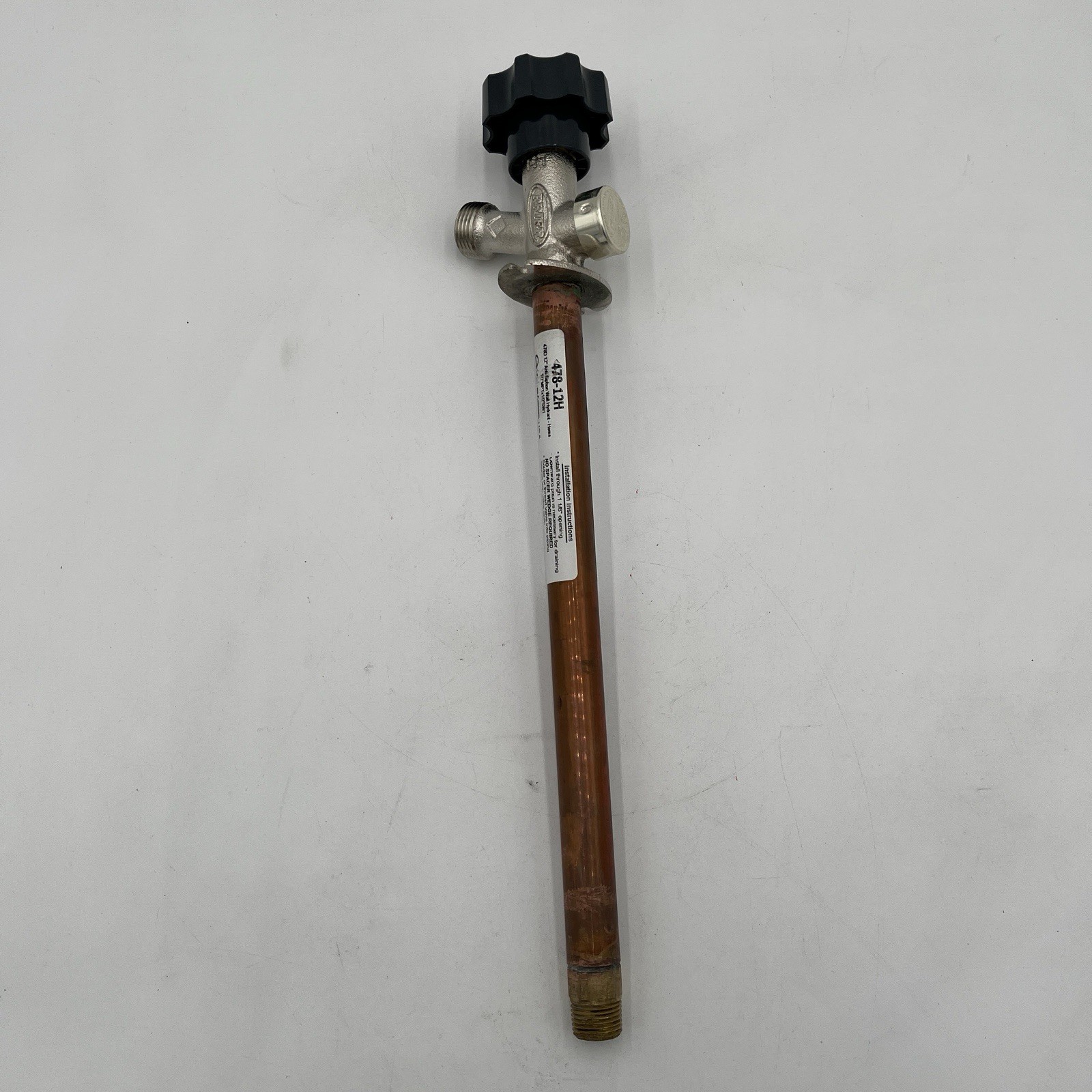 BRAND NEW!! Prier 1/2″ x 12″ Anti-Siphon Outdoor Sillcock Valve Brass 478-12H