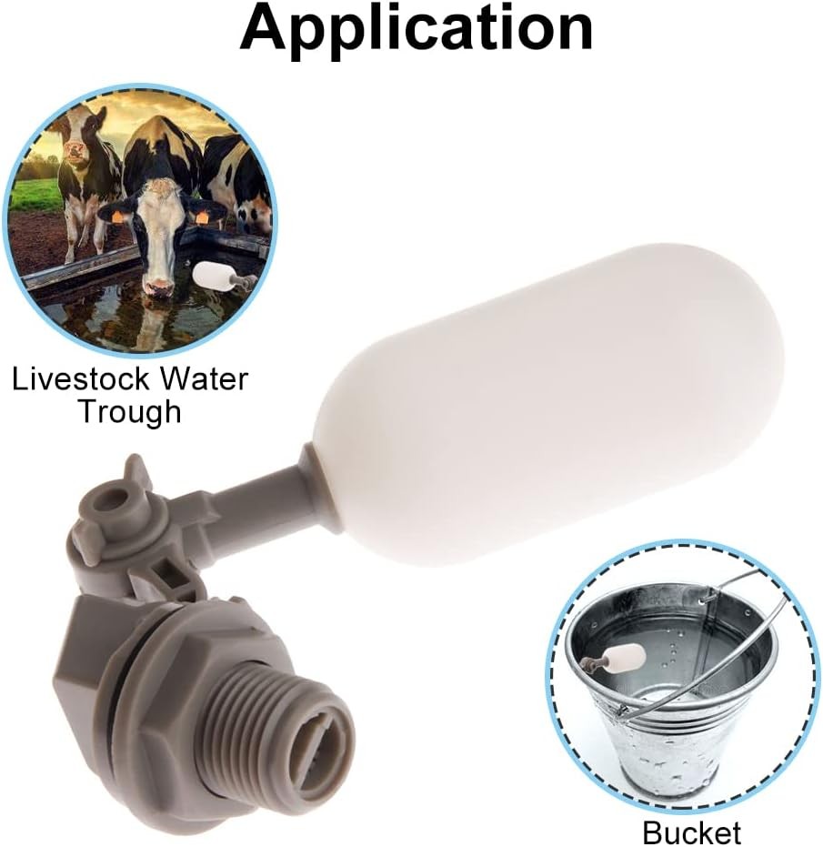 1/2″ Float Ball Valve Automatic Fill Feed Humidifier Tank Pond Shut Off with Arm