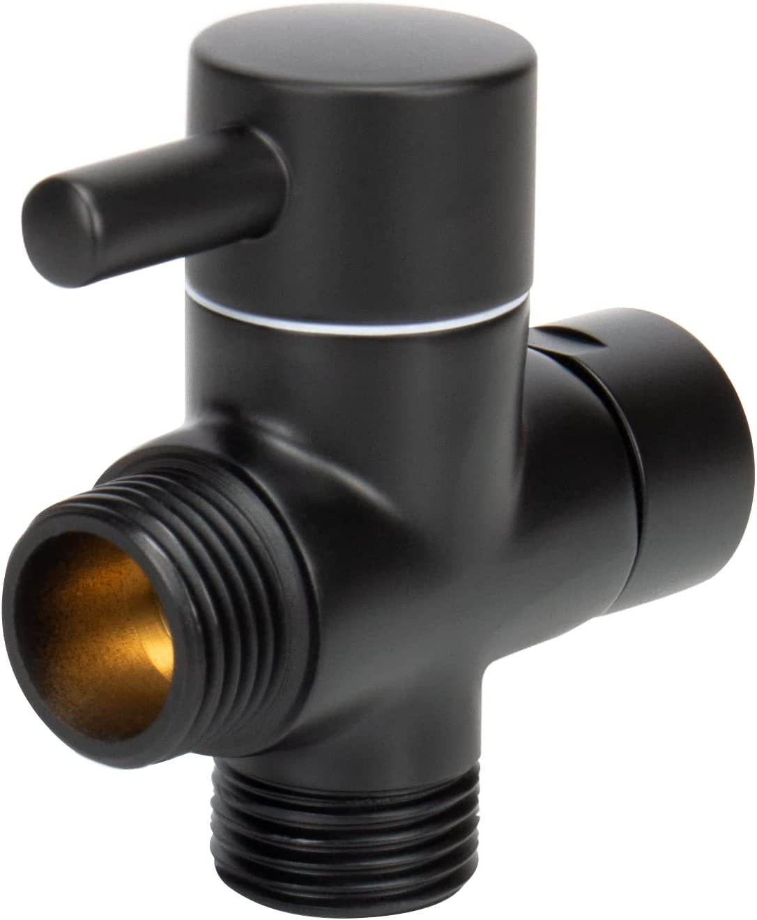 Solid Brass G1/2″ Shower Arm All Metal Universal 3-Way Diverter Valve for Handhe