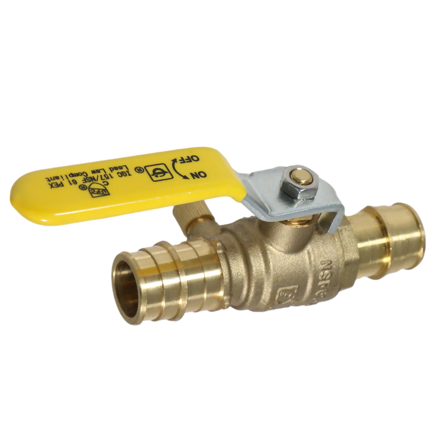 10 PCS. PEX A 3/4 BALL VALVE WITH DRAIN, EXPANSION F1960