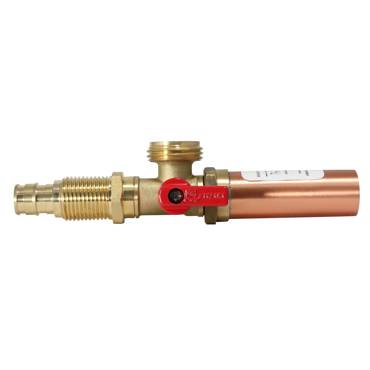 10 Pc XFITTING Water Hammer Arrestor Valve, 1/2″ Pex A x 3/4″ MHT, Red