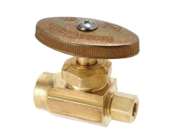 1/2 In. Sweat Inlet X 1/4 In. Compression Outlet Multi-Turn Straight Valve