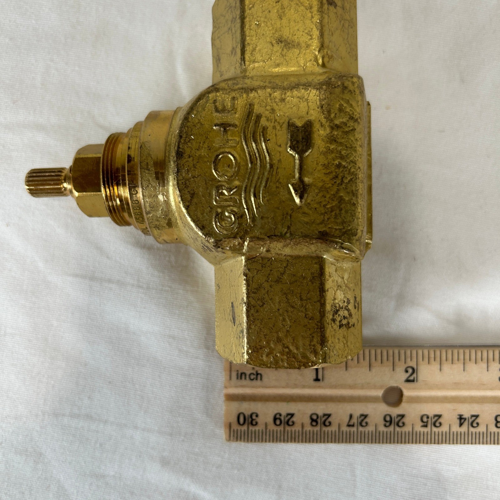 Grohe 29274000 3/4 Inch NPT Volume Control Rough-In Valve Brass Shower Part