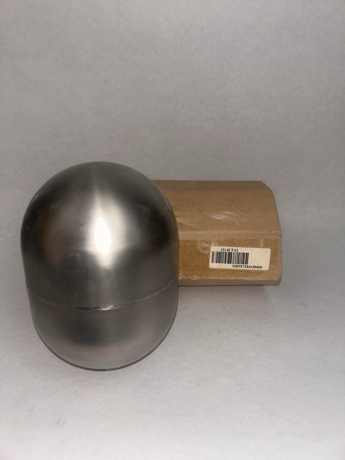 NAUGATUCK GR5X71816304SS Float Ball,Oblong,SS,5 In 4LTA2