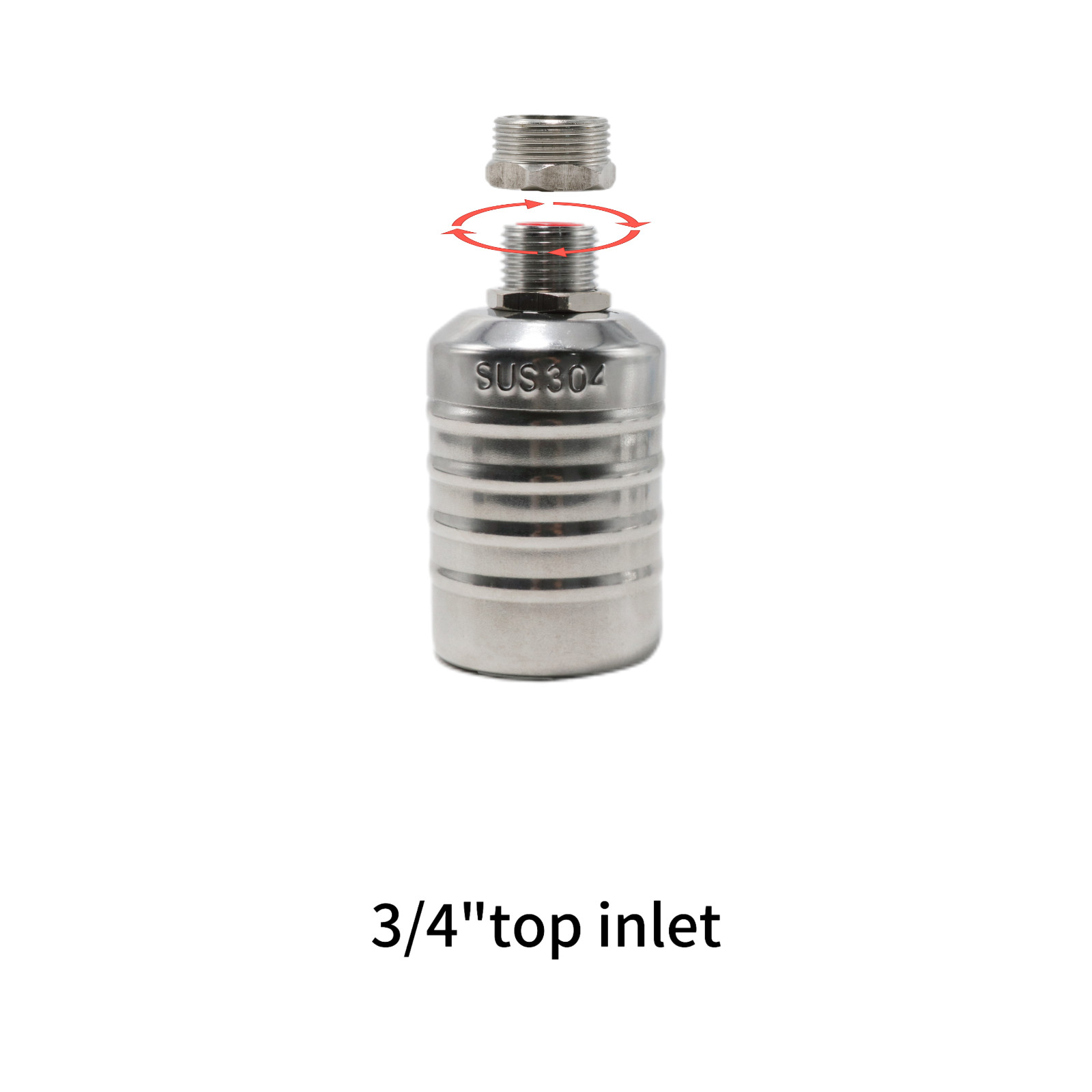304 Stainless Steel Automatic Water Level Control Float Valve For Water Tank