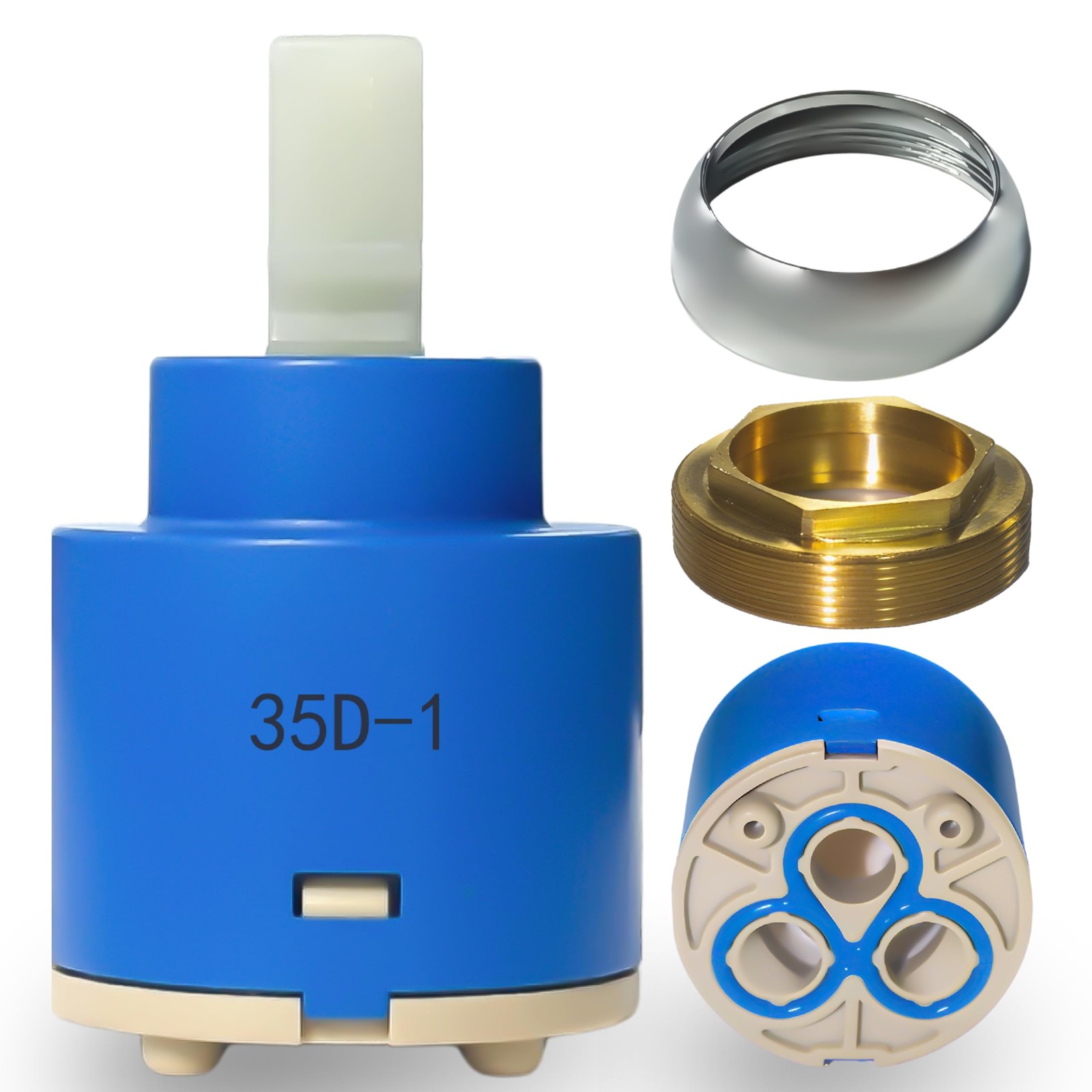 35mm Faucet Cartridge,CUPC/NSF/IAPMO 2.83 x x 2.24 inches, Blue