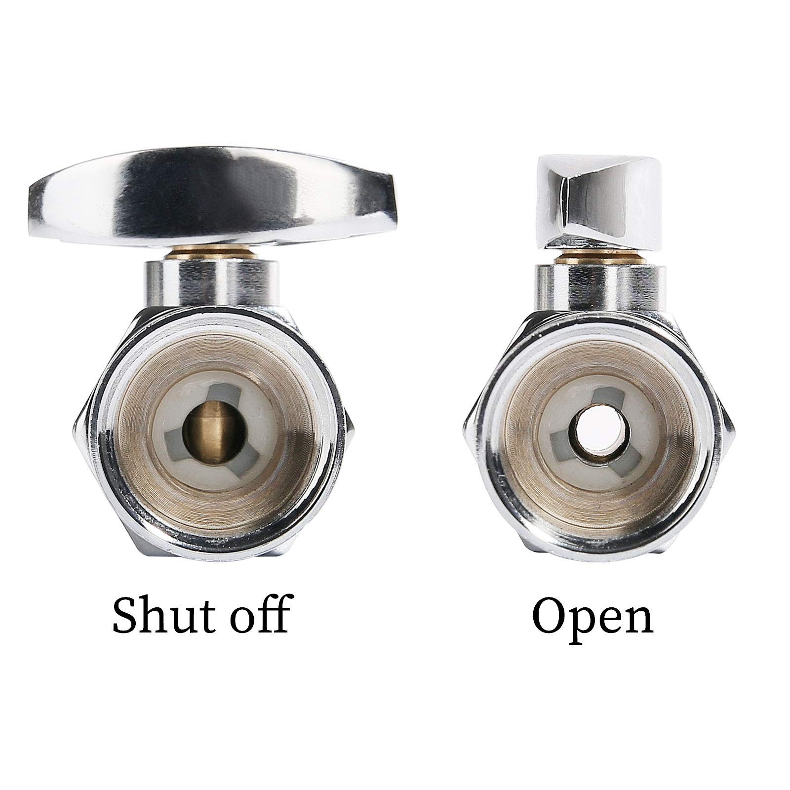 Water Shut Off Valve, Shower Head Water Saver, Shower Head Flow Restrictor, S…