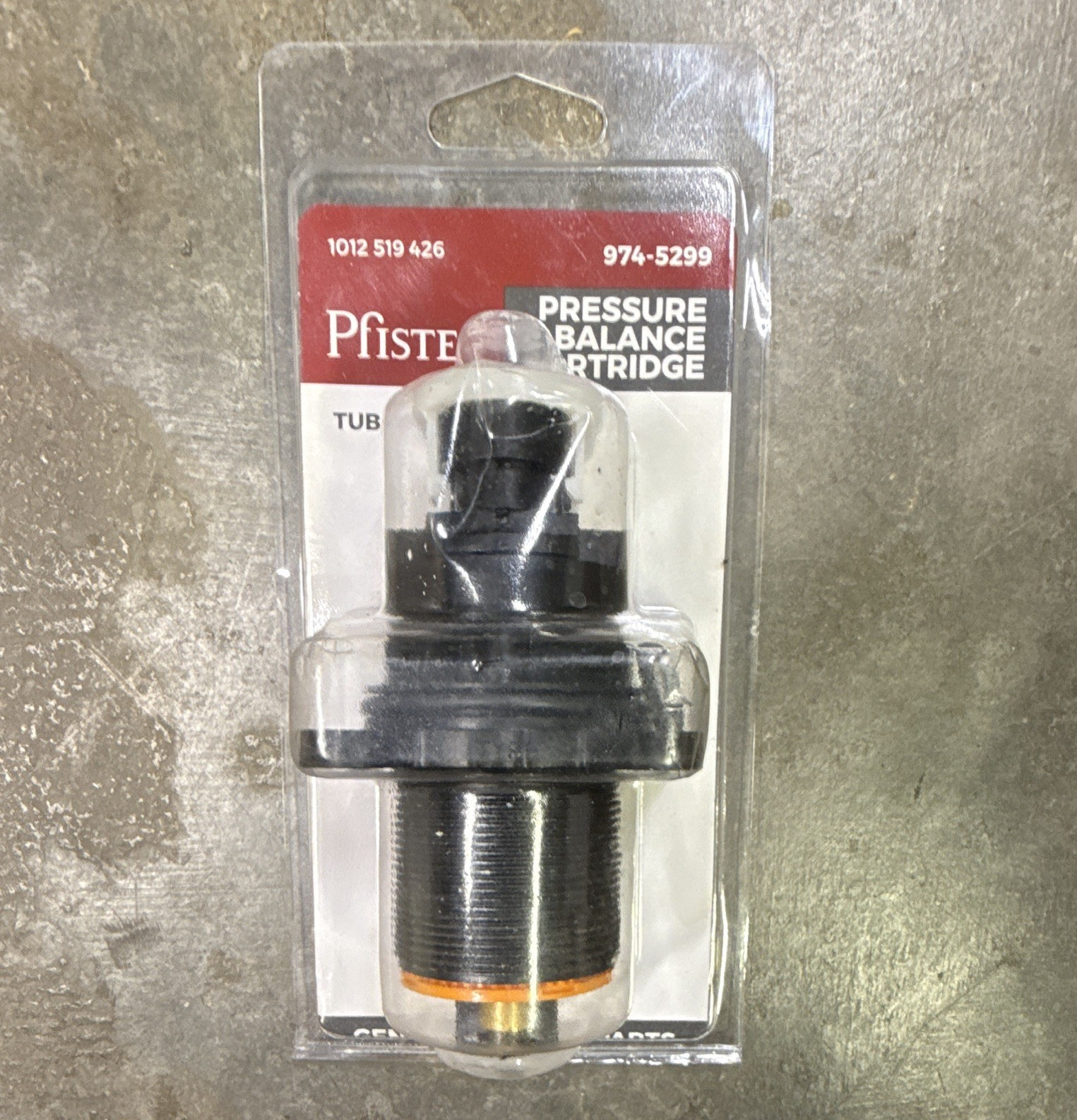 Pfister 974-5299 Pressure Balance Tub/Shower Cartridge, Black Plastic, 1 Pack