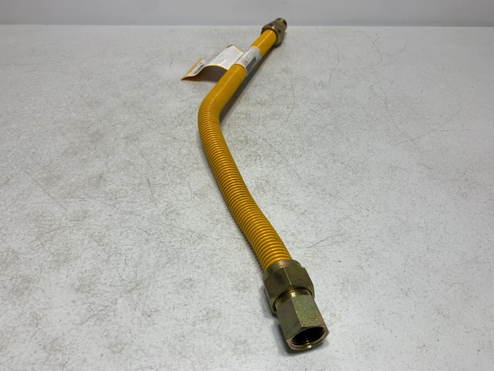 Easy Flex EFGC-034-YE-1415-24 Gas Connector 3/4″ MIP x 3/4″ FIP 24″