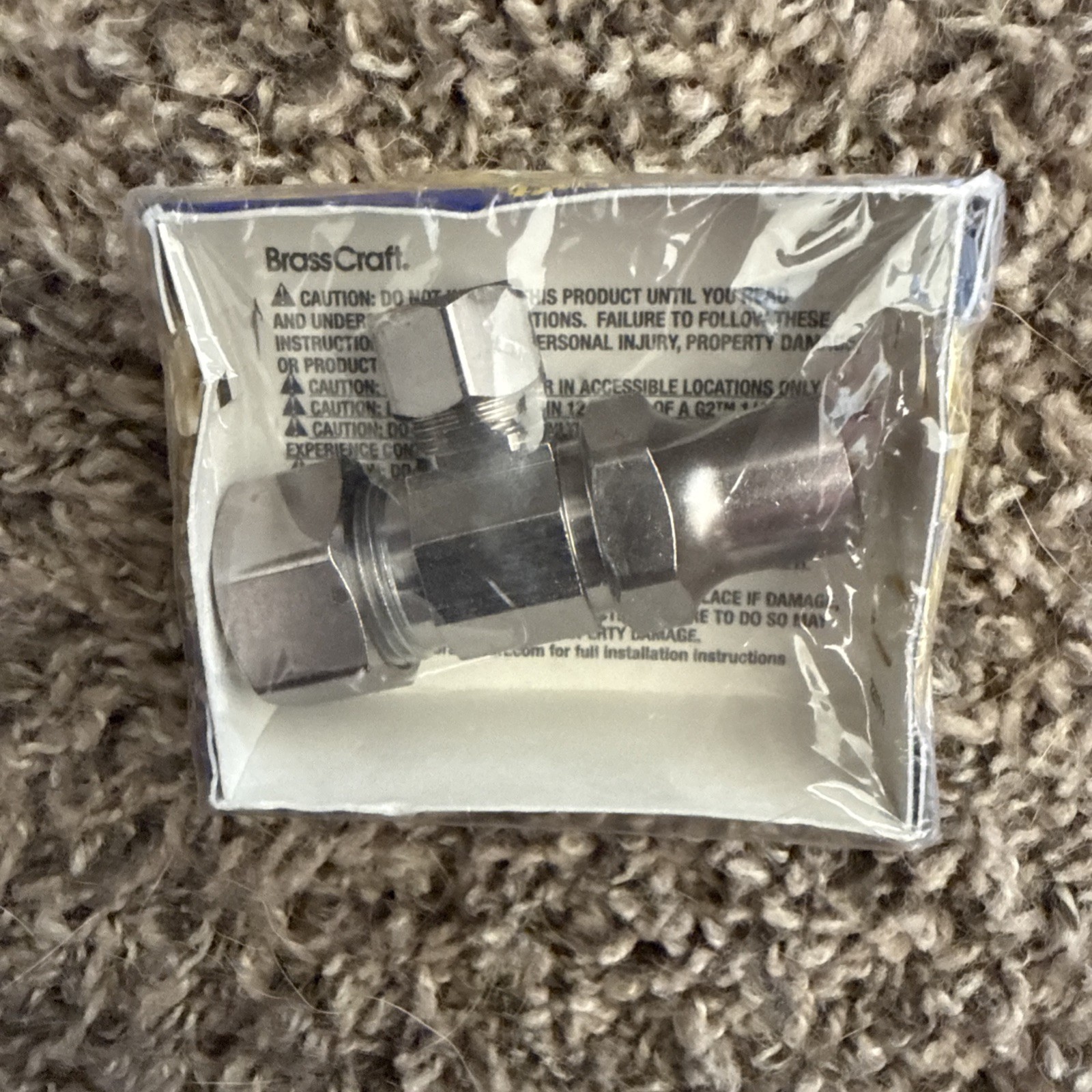 Brass craft Multi-Turn STOP SCR19X C Compression Angle Stop With Key