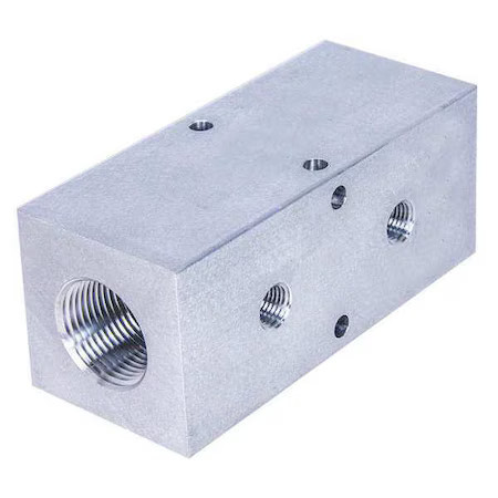 Pneumadyne M40-500-2 Pipe Manifold Fitting, Aluminum, 1 In