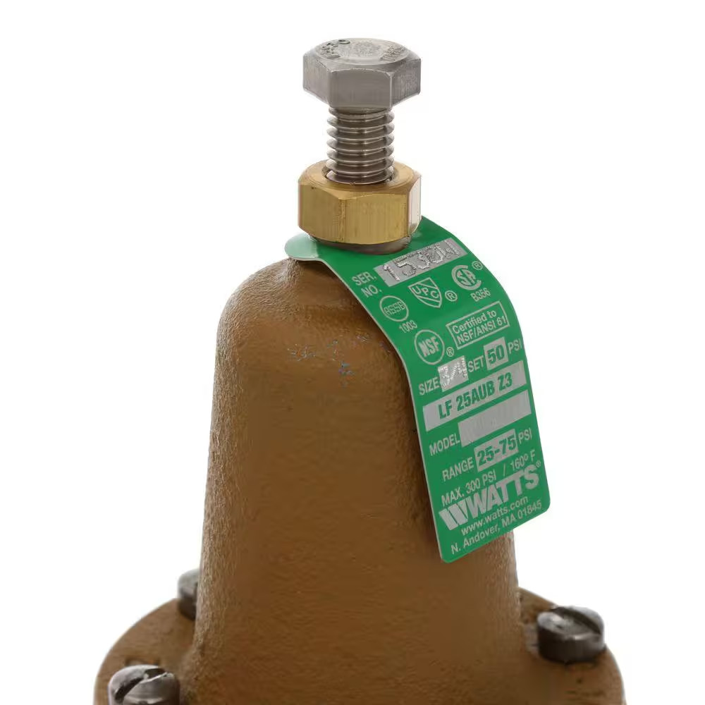 3/4 In. Copper FPT X FPT Water Pressure Reducing Valve