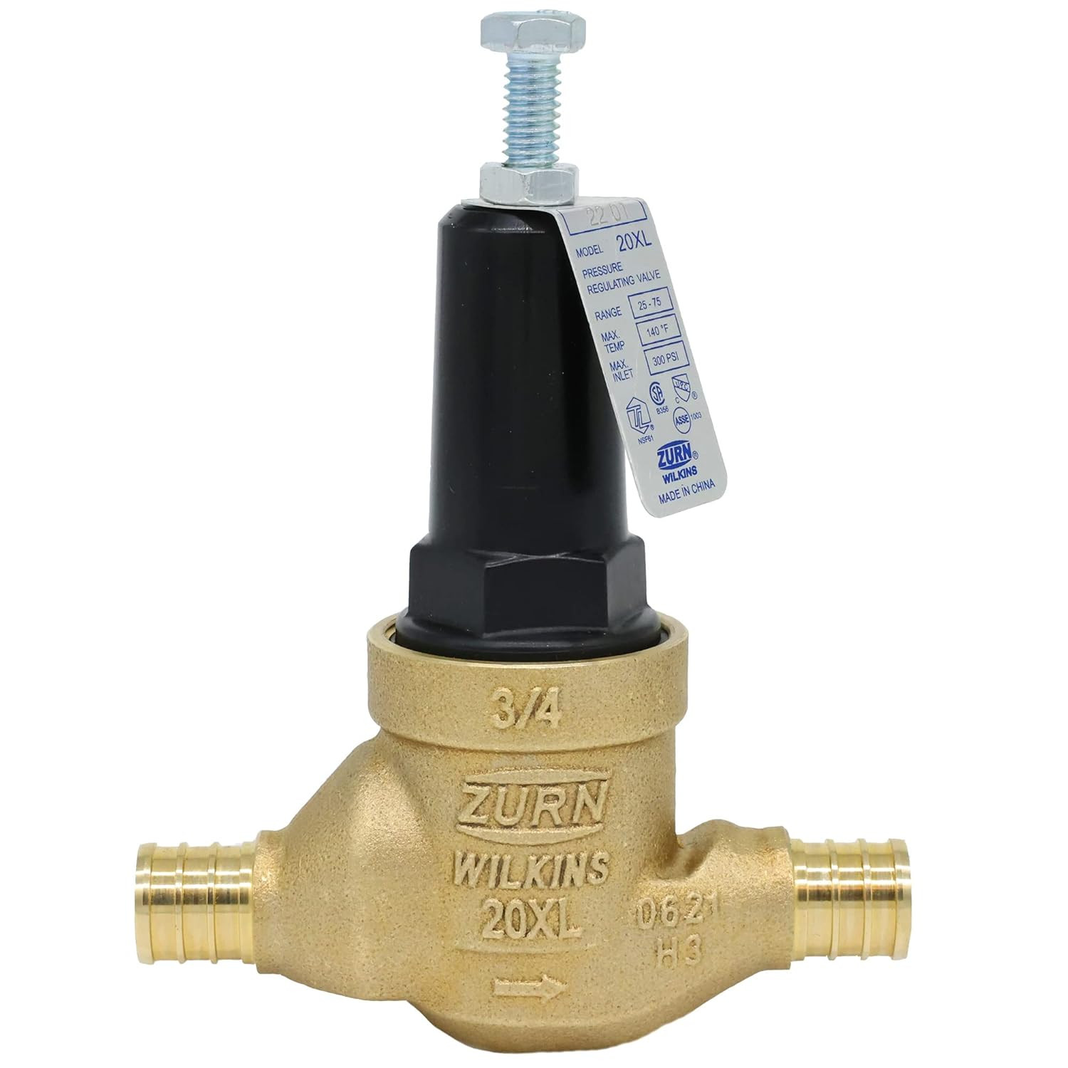 Wilkins 34-20XLPEX 3/4″ 20XL Pressure Reducing Valve (Integral Crimp PEX X Crimp