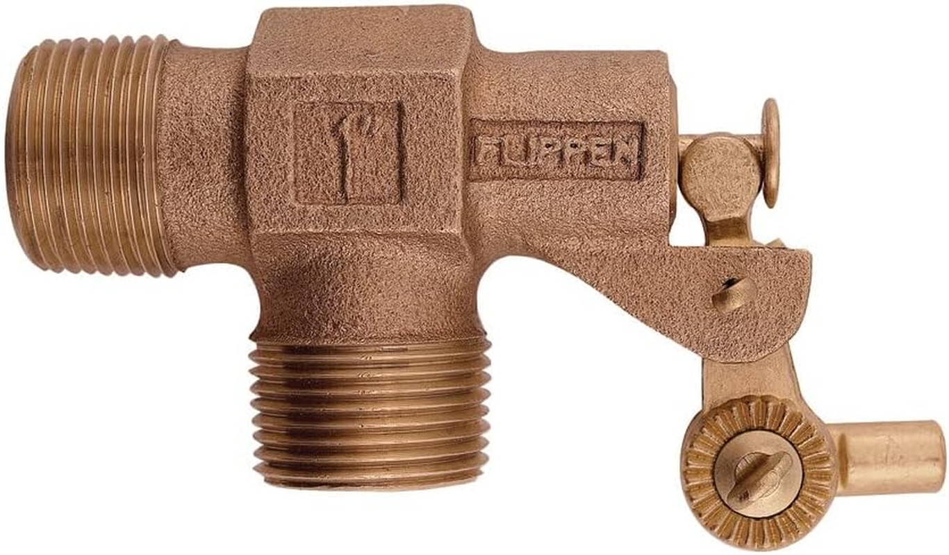 Bronze Float Valve Male NPT Inlet Outlet Machined Flange Serrated Arms