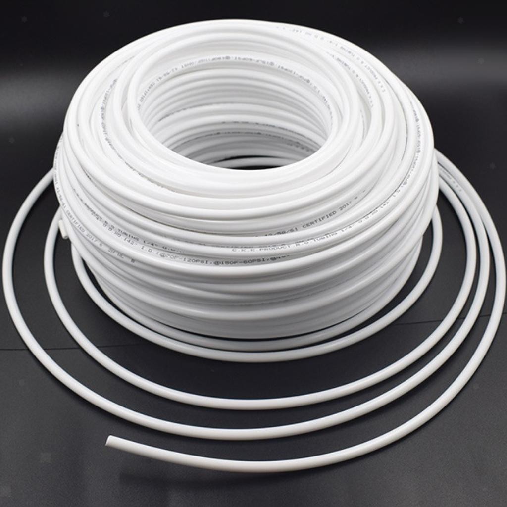 100m water tube 1/4” quick hose Pipe For RO Water Filter System Aquarium PE