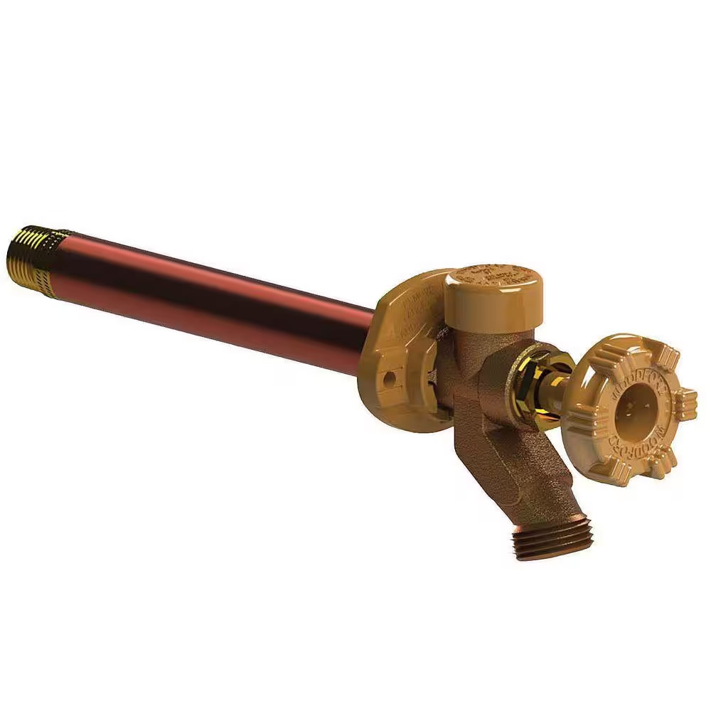 1/2 In. X 3/4 In. Brass Sweat X MPT X 8 In. L Freeze-Resistant Anti-Siphon Sillc