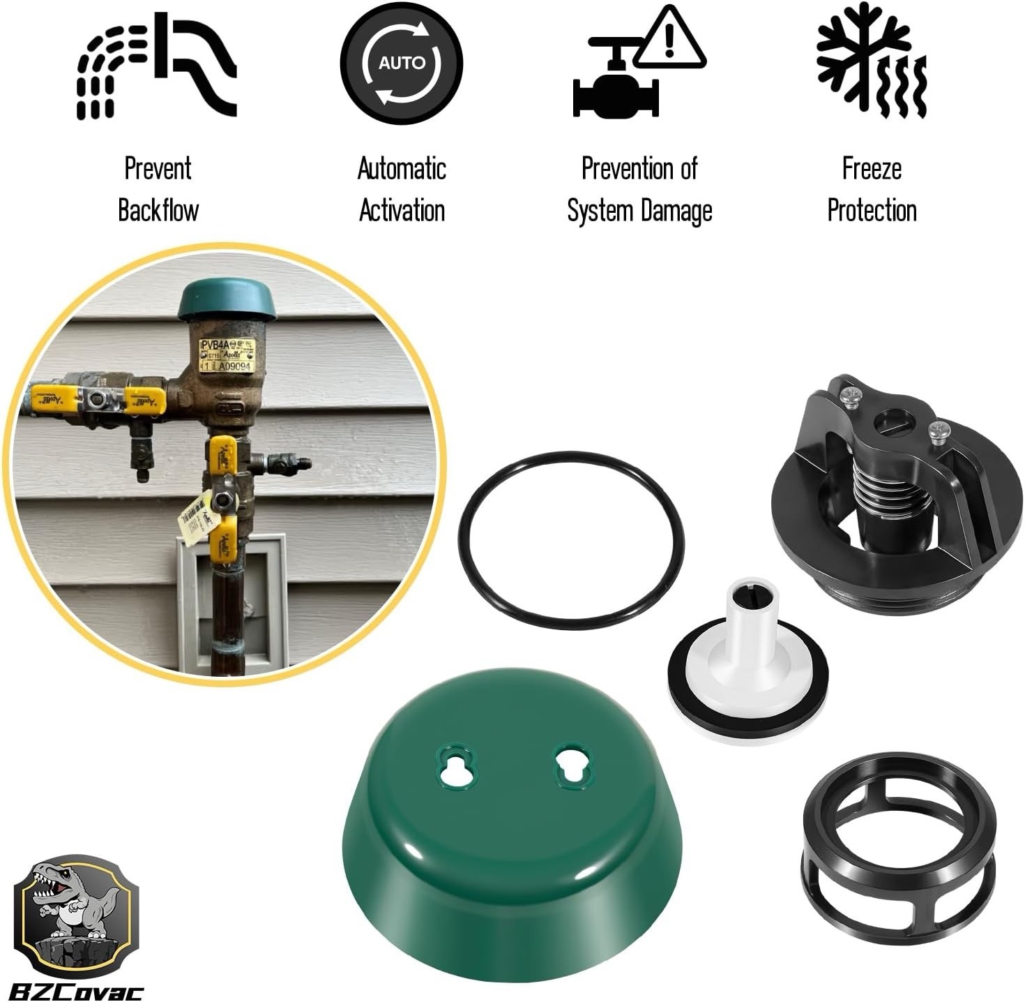 1″ Float and Bonnet Complete Repair Kit for Apollo/Conbraco PVB-4A,PVB-4ALF
