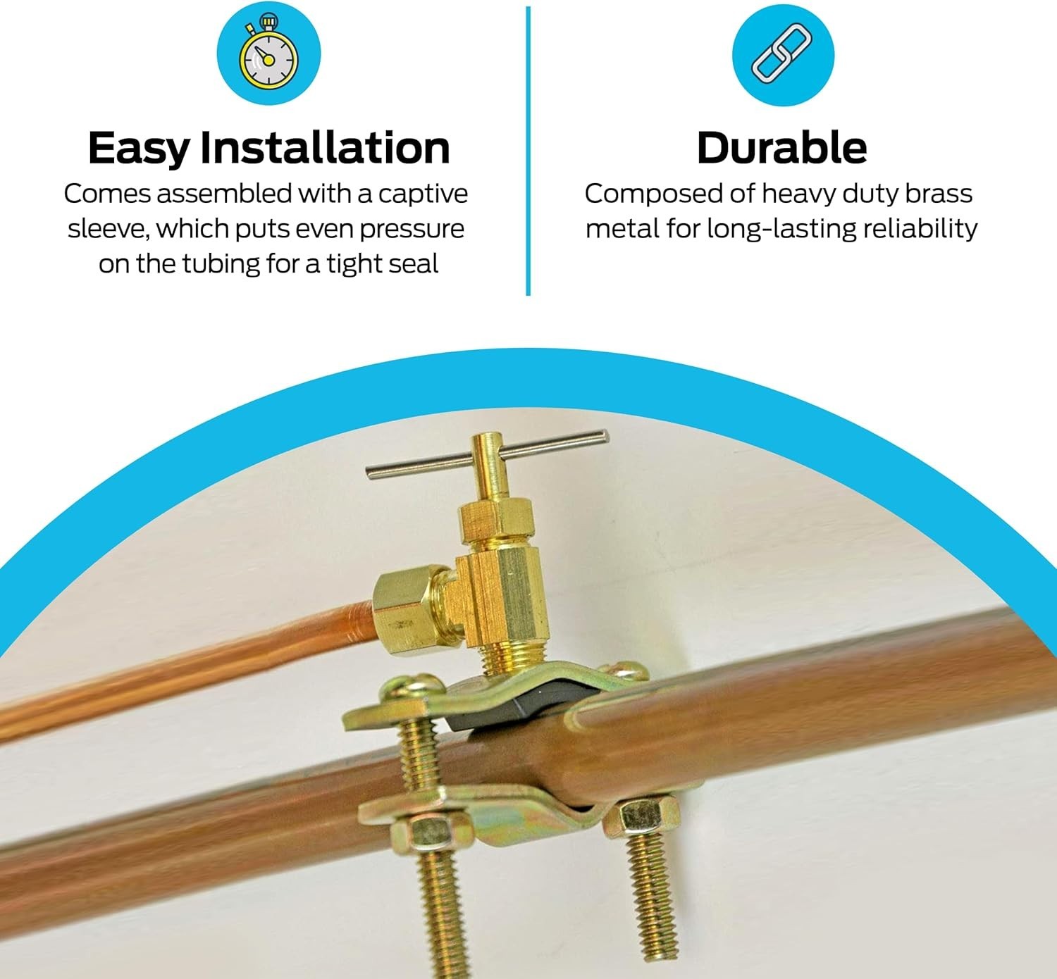 OD Brass Quick Connect Refrigerator Humidifier