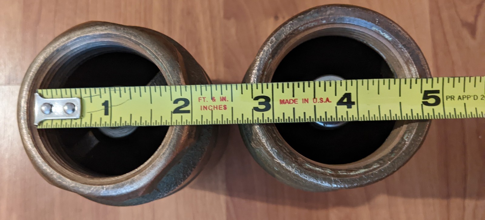 2 Qty Lot STRATAFLO 1-1/2 inch 1.5″ NPT Cast Bronze CHECK VALVE No. 300 400LBS