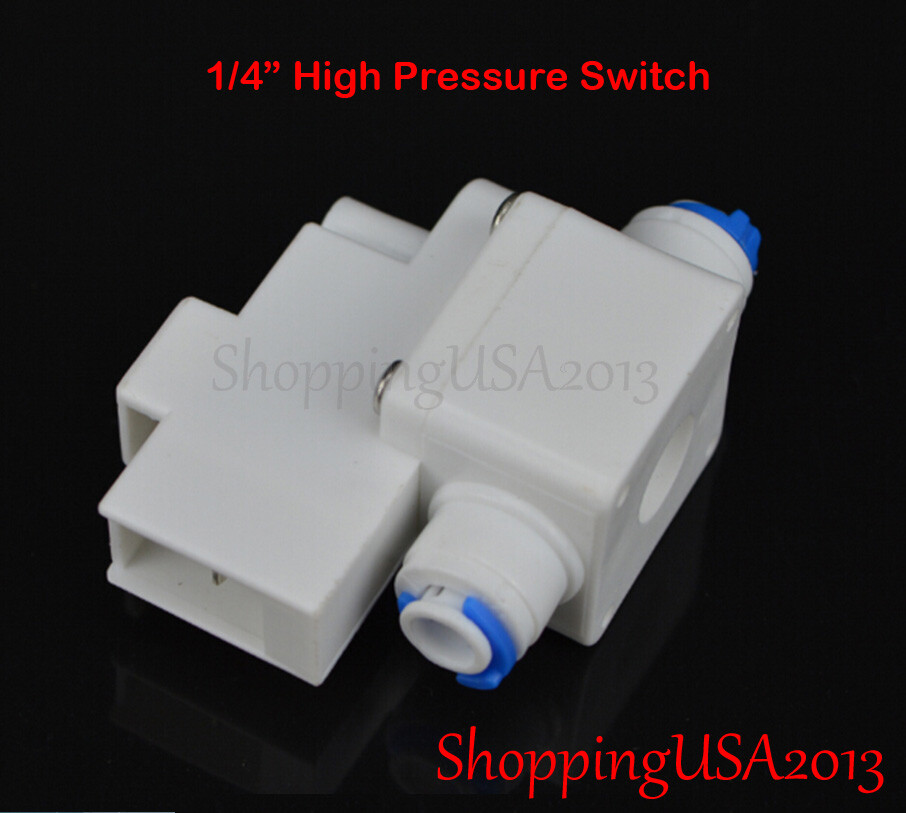 1/4″ High Pressure Switch For Pump RO Water Fitlers Reverse Osmosis Shut Parts