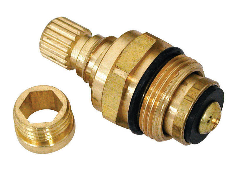Danco Brass 2J-8H/C Hot & Cold Faucet Stem 4-1/8 L x 4-1/8 H x 1-5/8 W in. for P
