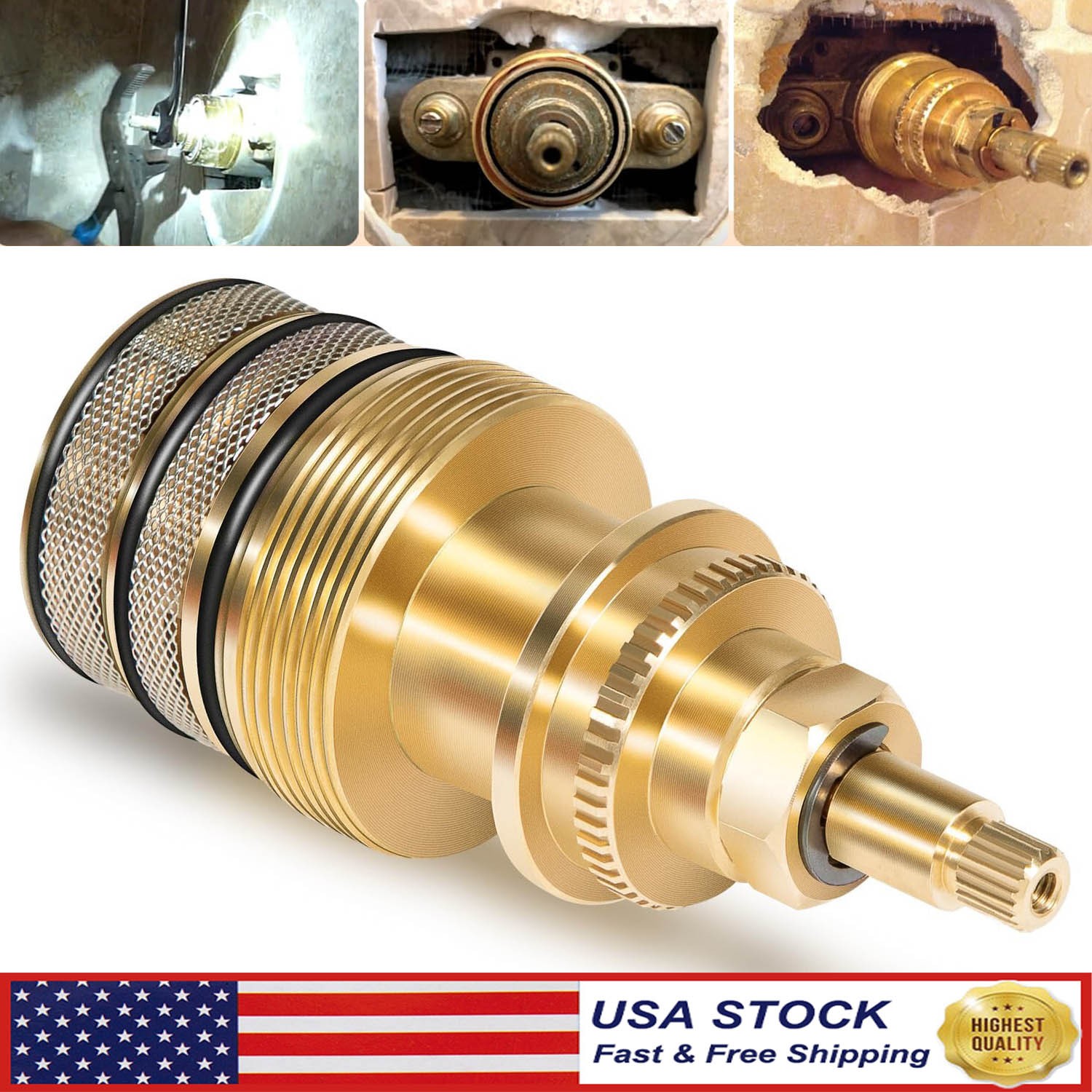 78913 Thermostatic Water Valve 3/4-inch High Flow Rate Cartridge for Kohler K401