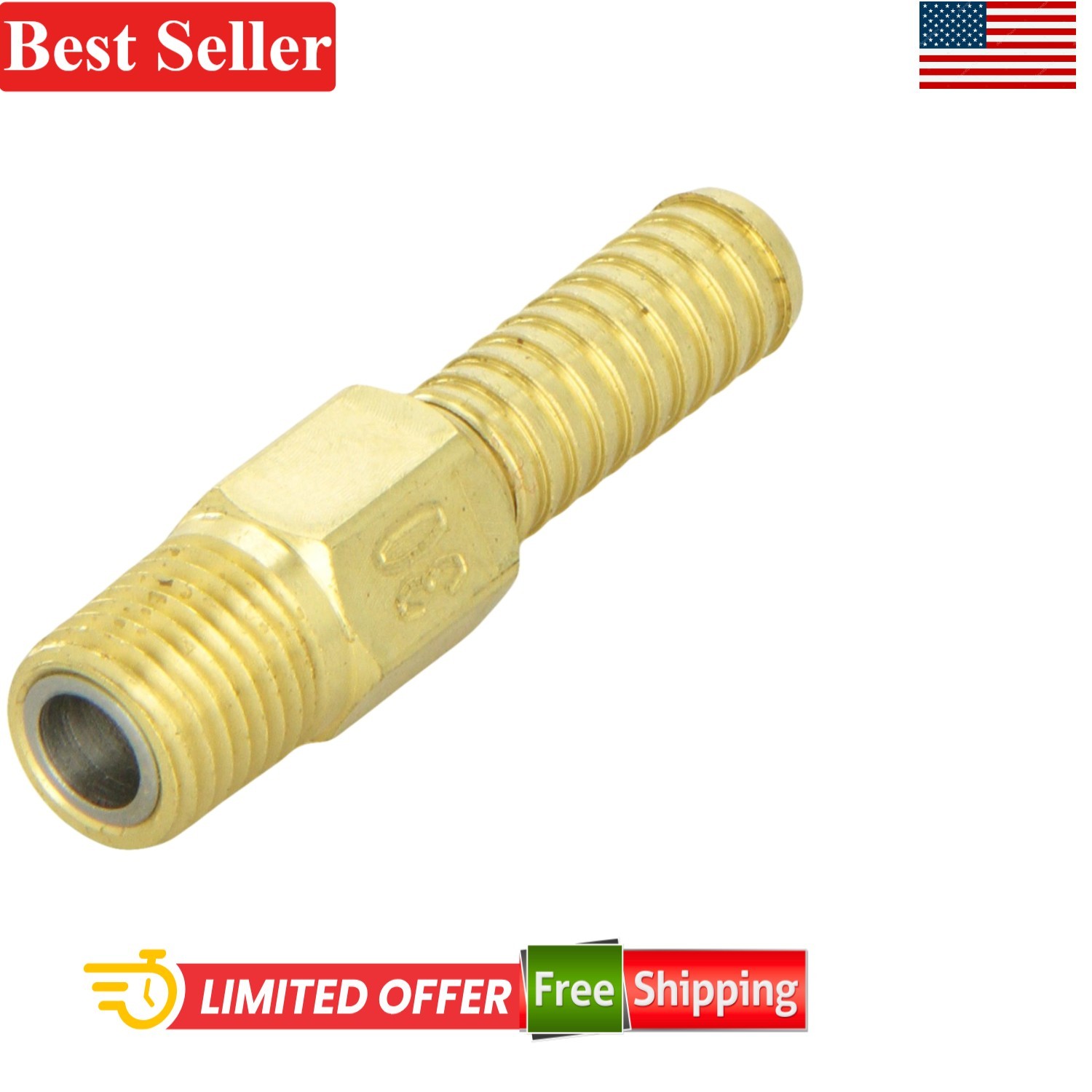 Brass Anti-Siphon Valve 3/8″ NPT x 1/4″ Barb 30 Calibration