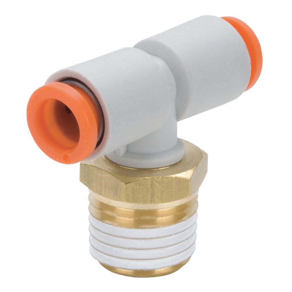 SMC KQ2T13-37AS Male Branch Tee,1/2 in.,TubexMNPT 36W818