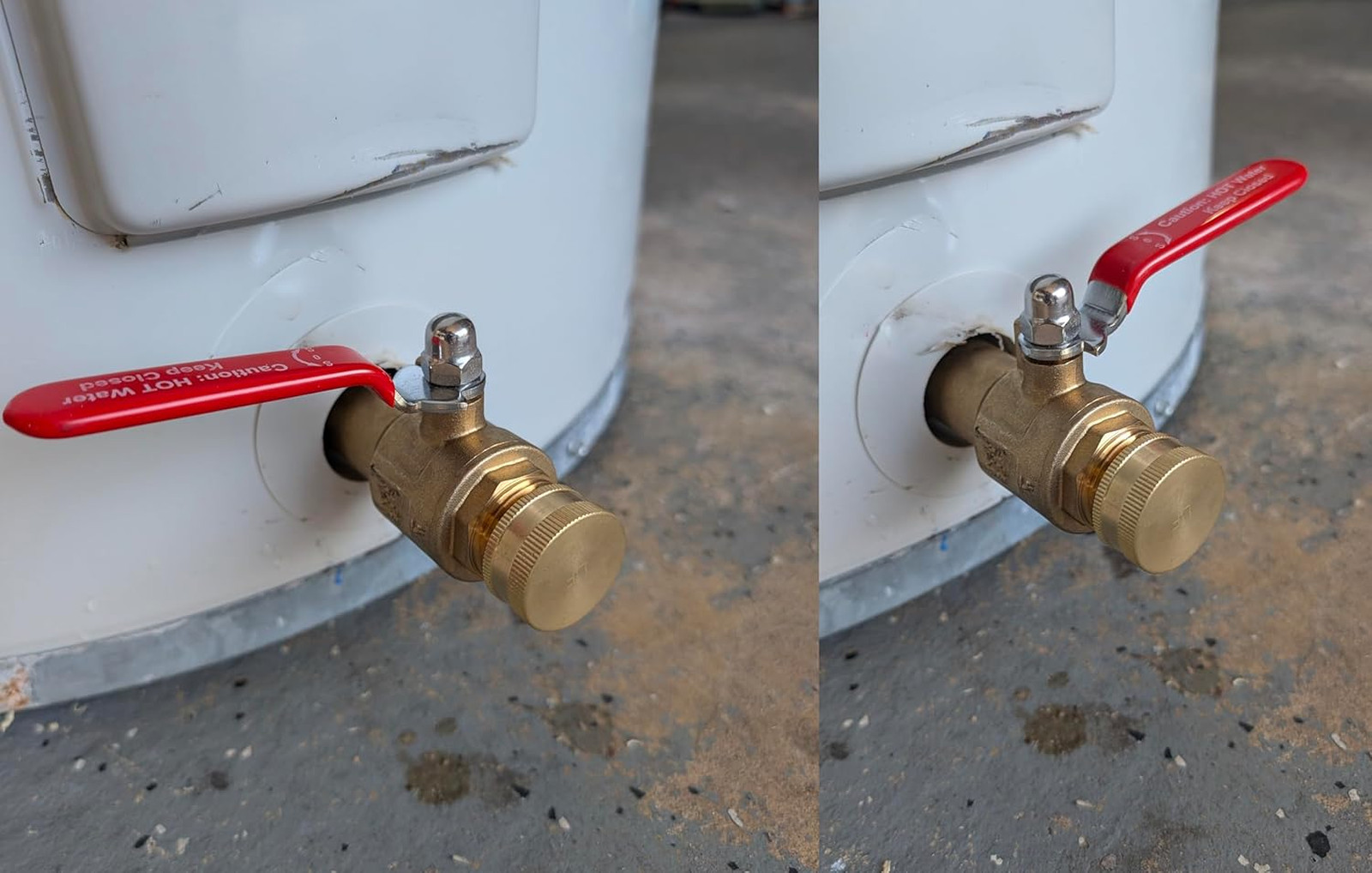 HMP012 Full Port Water Heater Straight Drain Valve(LF Compliant Brass, 3/4