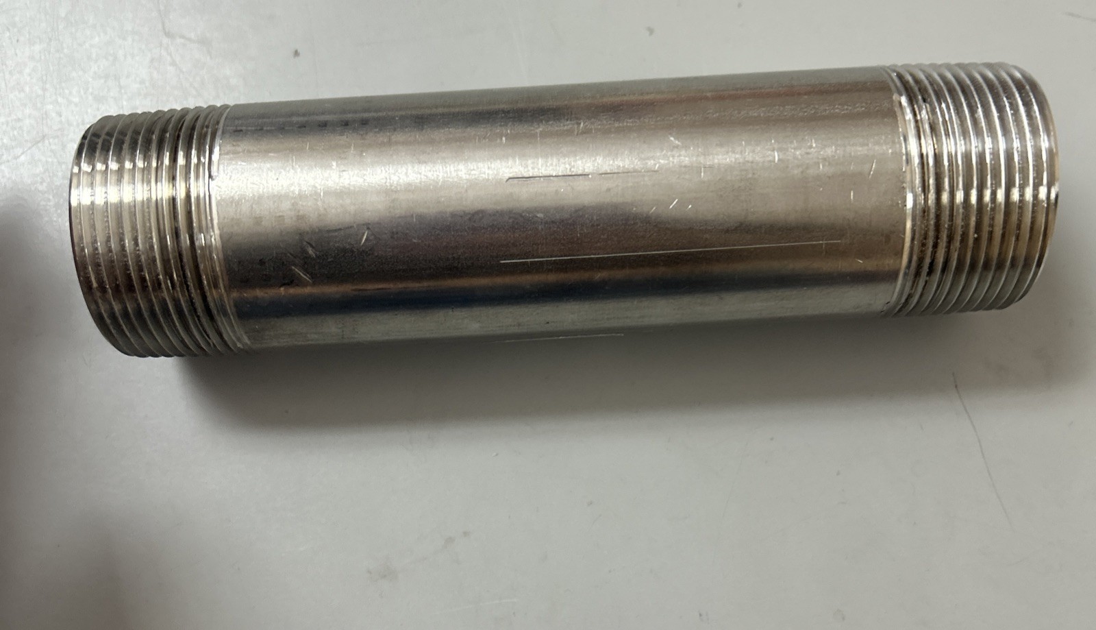 Merit Brass 1-1/4″ X 6″ 304 Stainless Steel Pipe Nipple