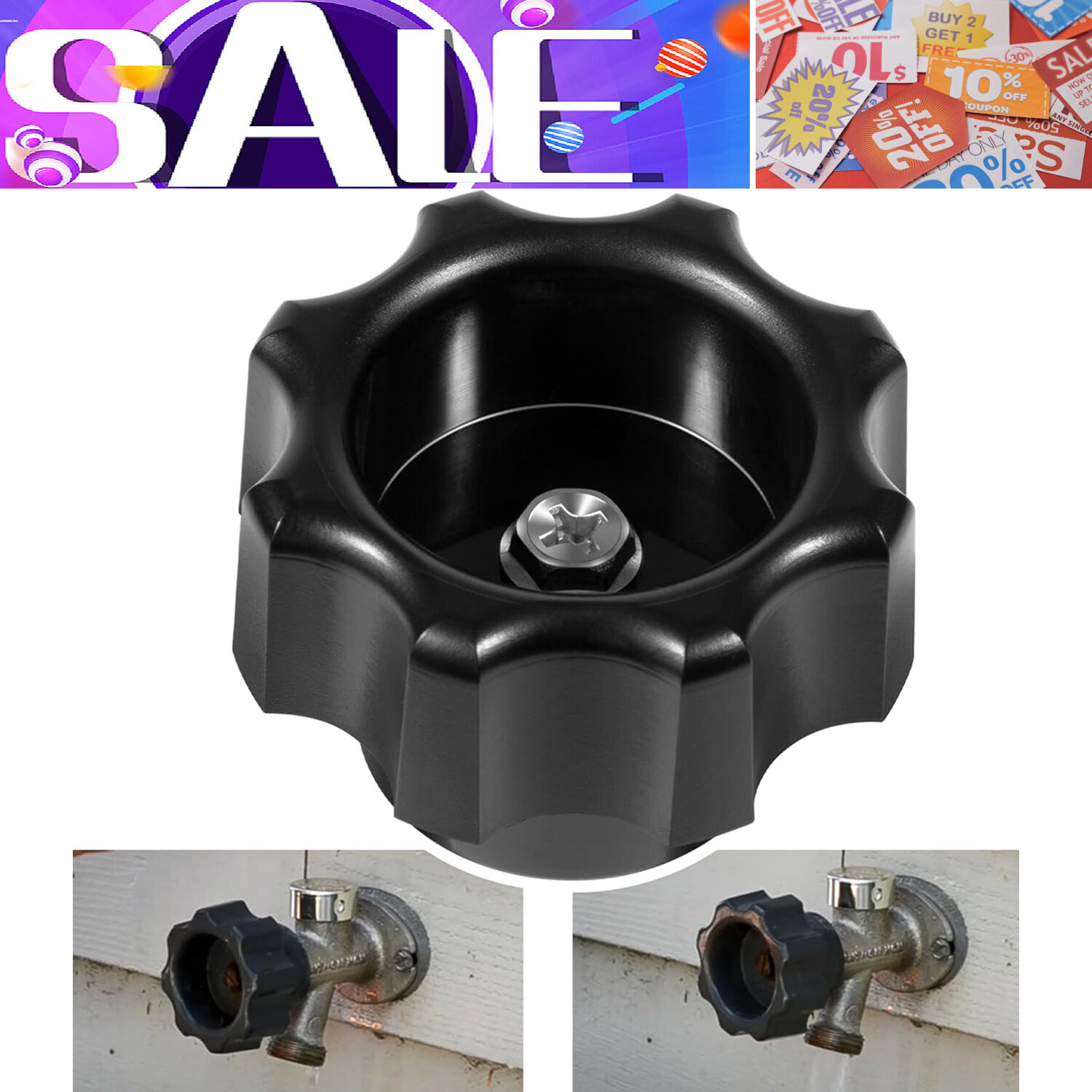 630-7965 Wall Hydrant Handle for Mansfield Wall Hydrants 300, 400 and 500 Series