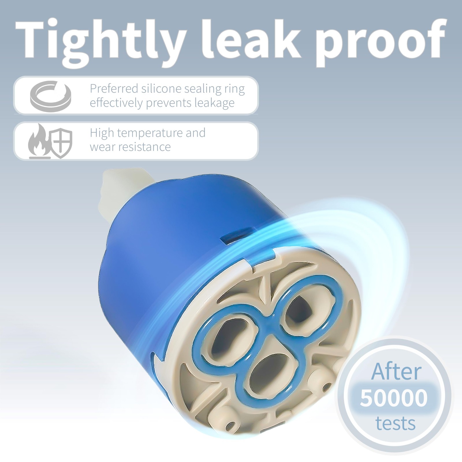 35mm Faucet Cartridge,CUPC/NSF/IAPMO 2.83 x x 2.24 inches, Blue