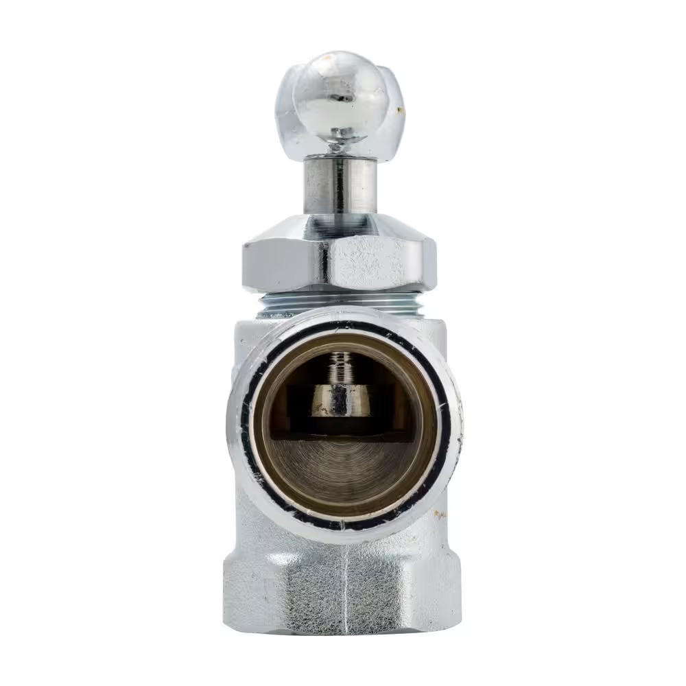 1/2 In. X 3/4 In. FIP X MHT Chrome-Plated Brass Front Operated Washing Machine V