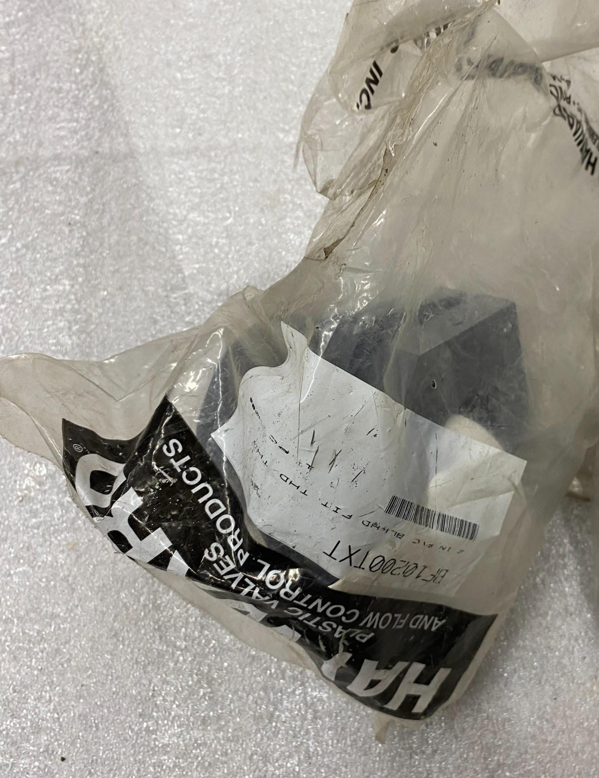 HAYWARD BF10200TXT Bulkhead Plastic Valve Fitting 2″ PVC Black