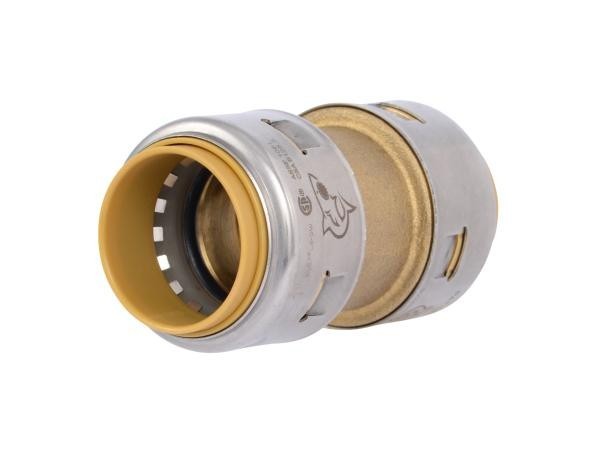 SharkBite Max UR020 1″ x 1″ Brass Push Coupling