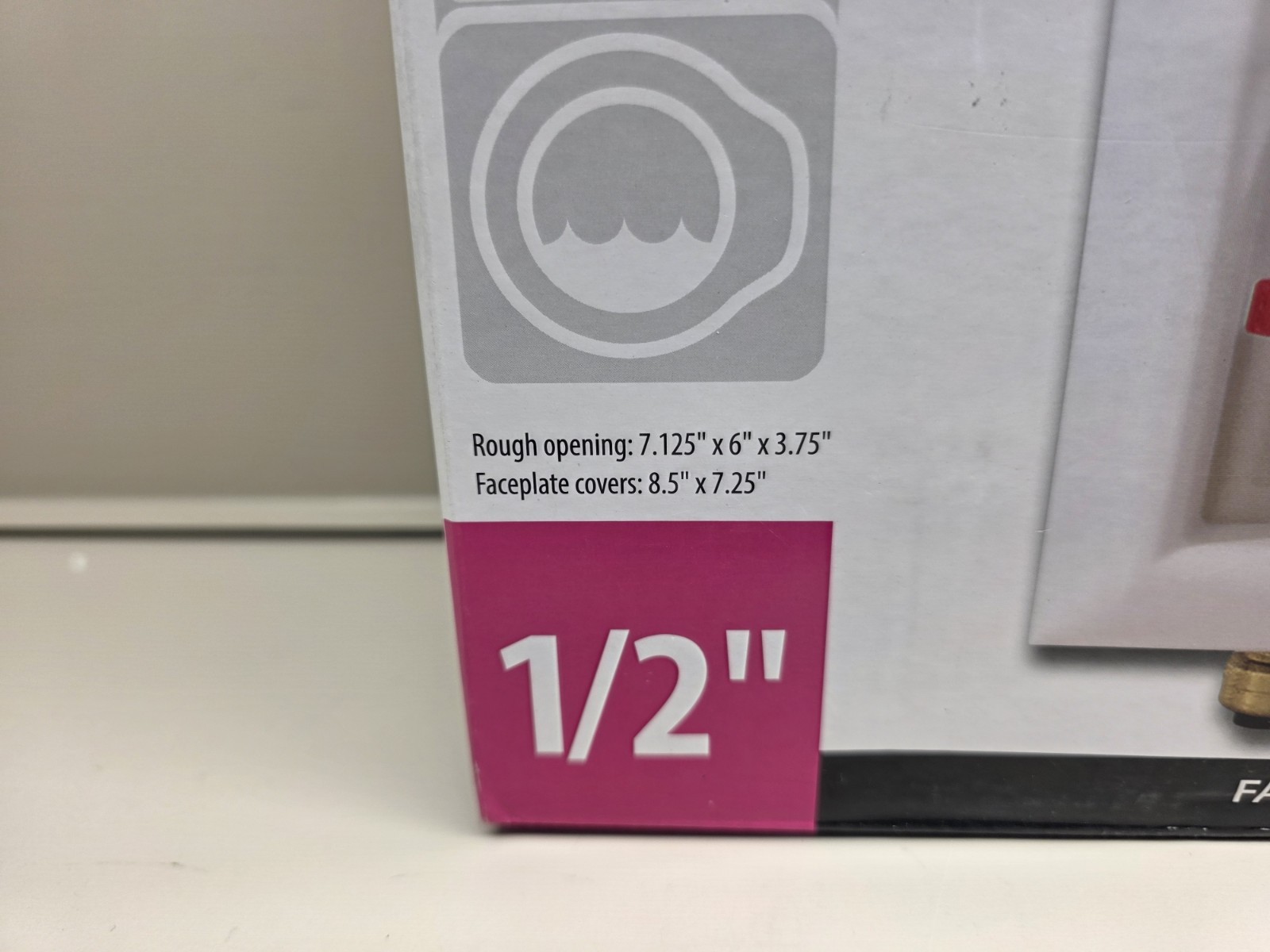 NEW Tectite 1/2″ Brass PTC Washing Machine Outlet Box, Model# FSBBOXWM