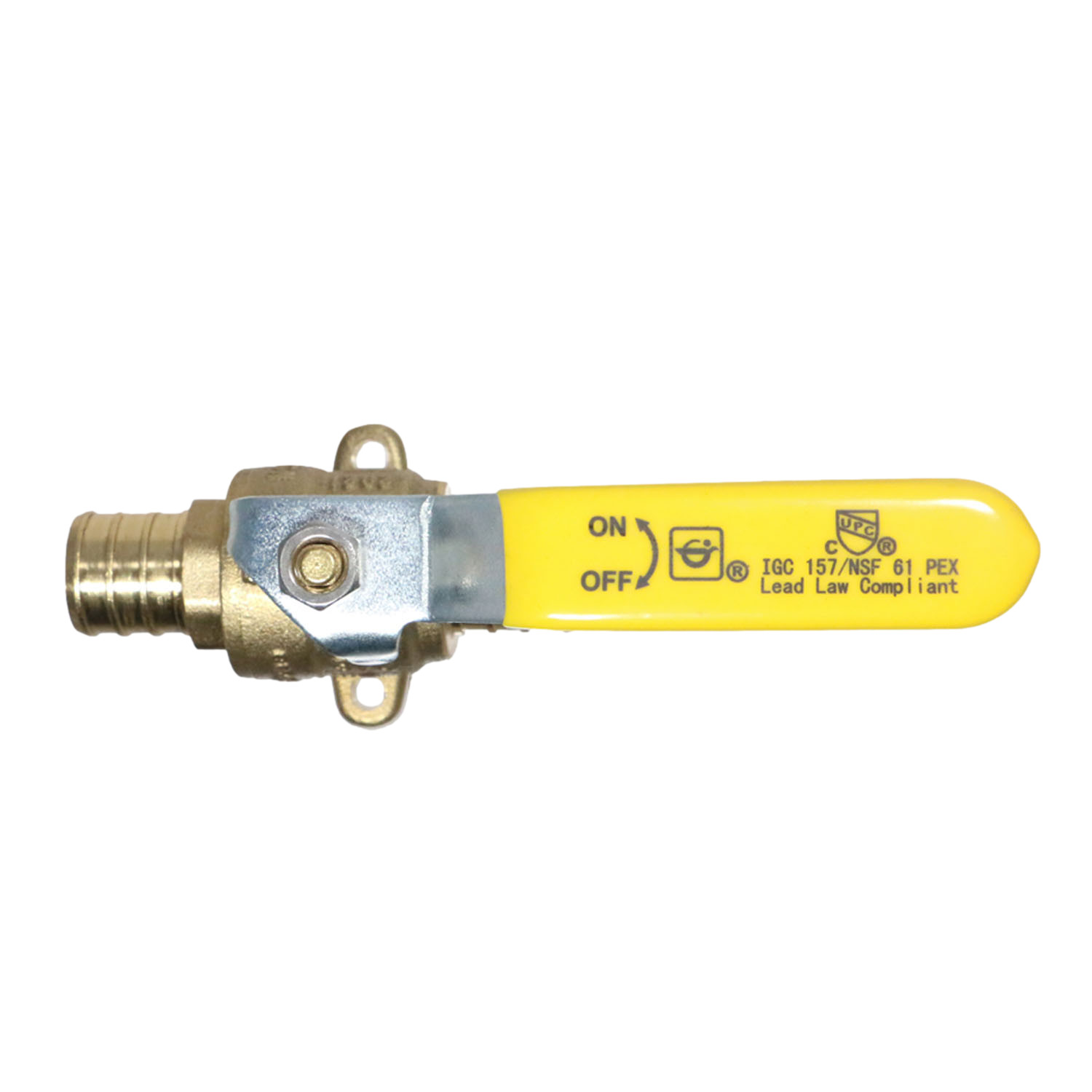 5 Pcs. 3/4″ Pex Ball Valve with Drop Ear, Lead Free Brass, Full Port, 24-3-4=5