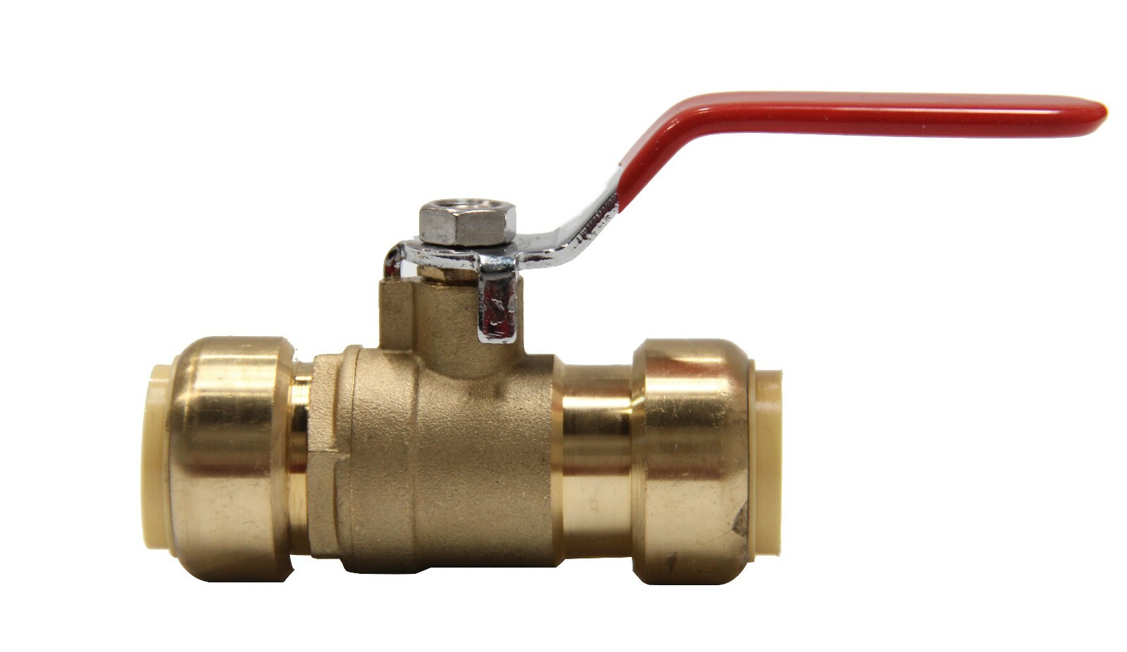 EFIELD 2PCS 1/2″ PUSH FIT BALL BRASS VALVE WITH CLIP, LEAD FREE
