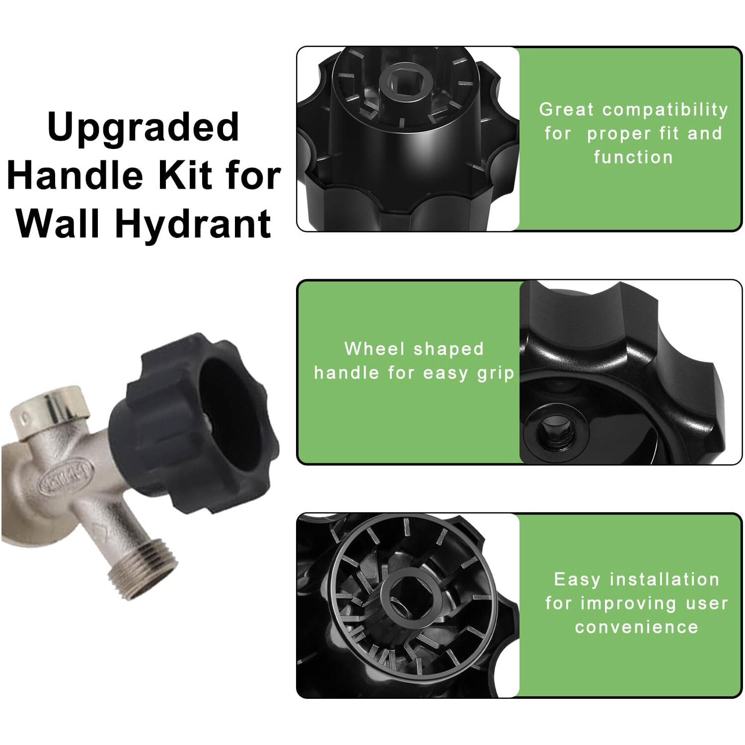 Replace 630-7965 Wall Hydrant Handle Kits for 300/400/500 Mansfield Wall Hydrant