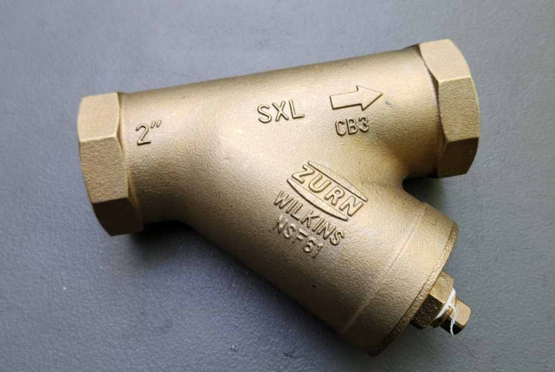 Zurn Wilkins 2″ SXL Cast Bronze “Y” Type Strainer