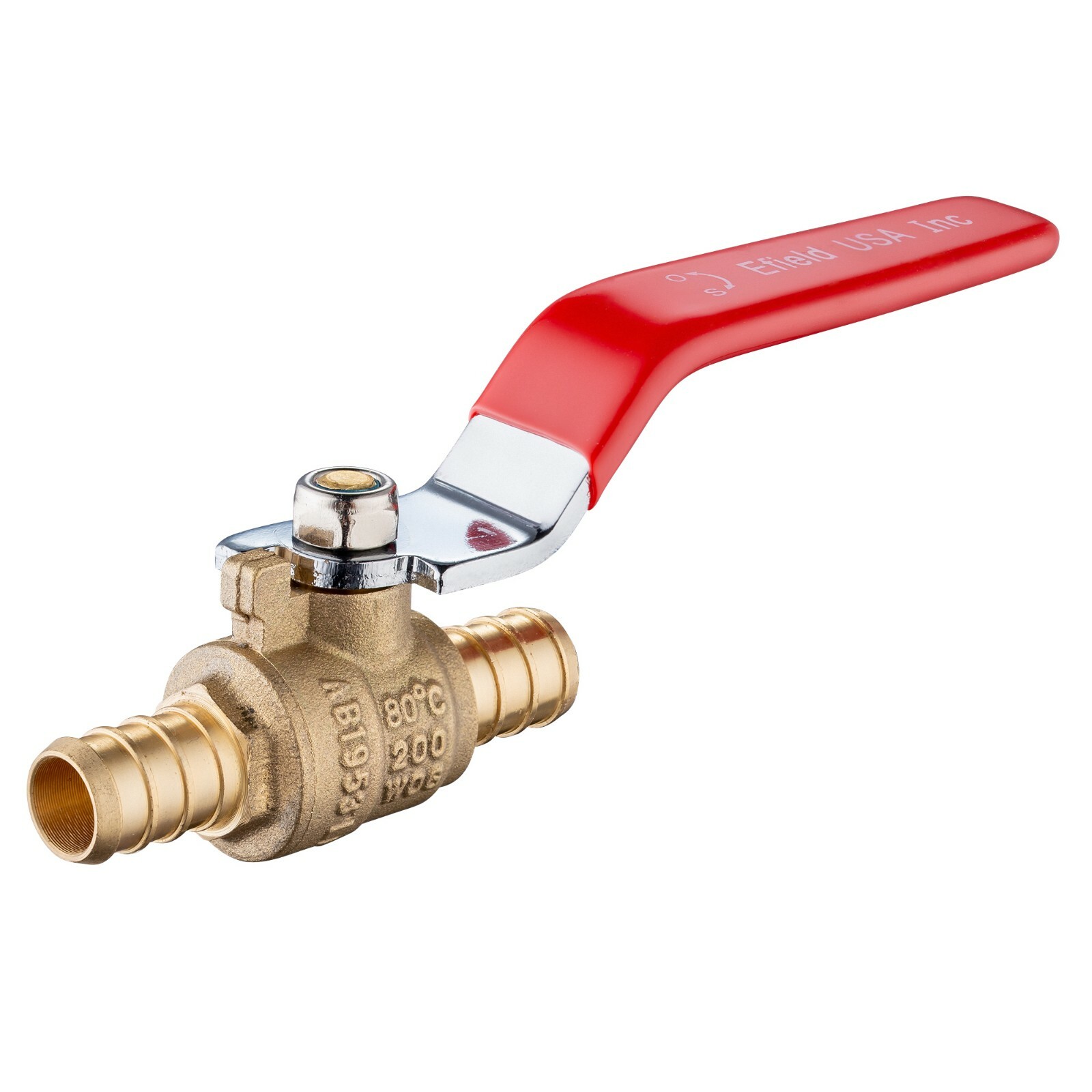 EFIELD 2 PCS 3/4″ PEX FULL PORT SHUT OFF BALL VALVE HOT AND COLD
